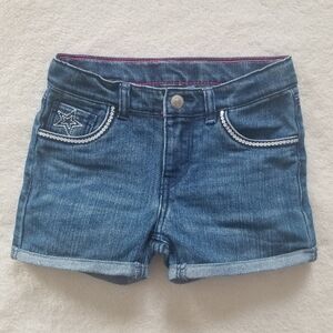 Levi's Blue Denim Shorts with Star Accent